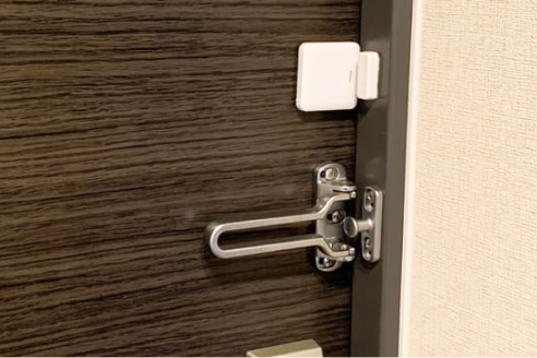 ベランダに設置した防犯カメラ（屋外カメラ）の画像